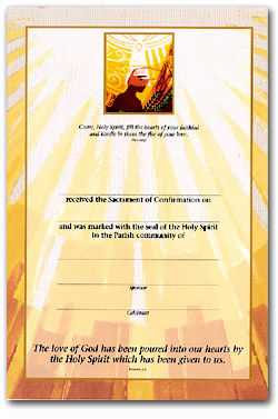 Certificate 92/CNF4 Confirmation Pack of 25