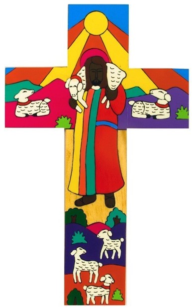 Good Shepherd Cross Modern 40cm