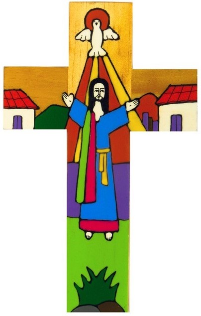 Risen Christ Cross 40cm