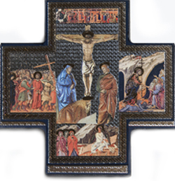 Icon Cross Crucifixion 15x15 1519CRCR