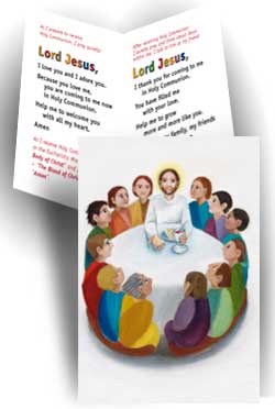 Card 904244 Jesus Shares a Meal 2 fold Pack 25