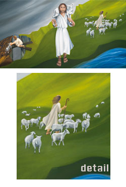 Poster Jesus the Good Shepherd 73986