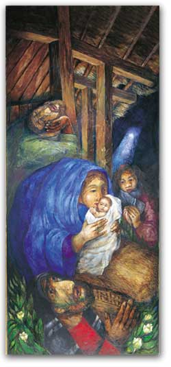 Rosenberg Nativity - Christmas poster