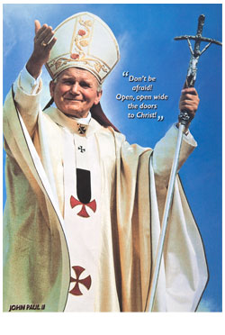 Poster 73237B John Paul II 30 x 42 cm Large