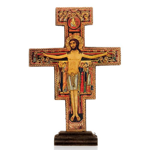 Crucifix S Damiano Base SD/10cm  Standing
