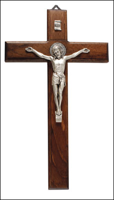 Crucifix 10622 St  Benedict Wood/Metal