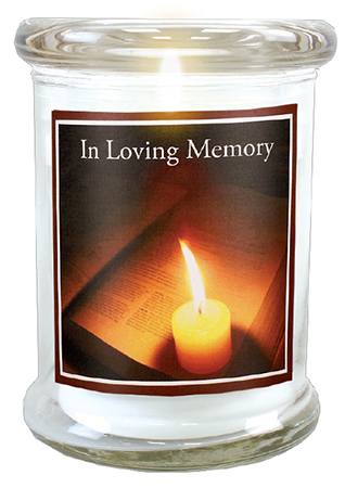 Candle 87886 In Loving Memory LED Glass