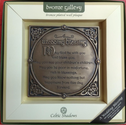 Plaque CS-0084-12 Wedding Blessing Bronze Gallery