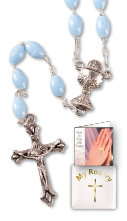 Rosary 6032/Blue Plastic