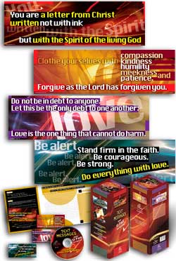Poster Text Messages from St Paul the Apostle - Boxed set of posters with CD-ROM