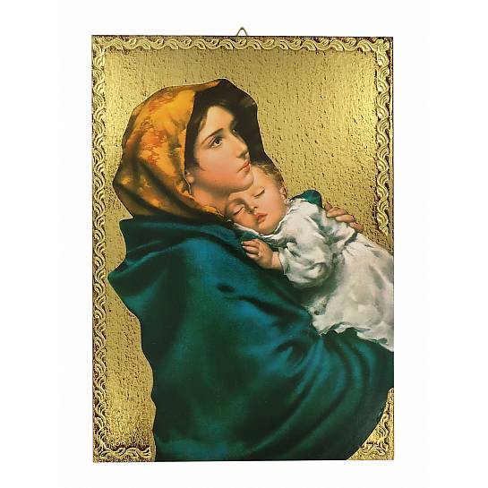 Icon Plaque Our Lady of the Wayside 21x 28 cm