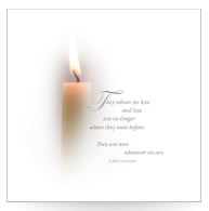 Card 90129 Sympathy Candle