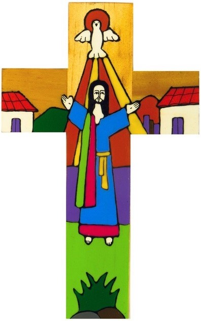 Cross 7/33 Risen Christ 25 cm