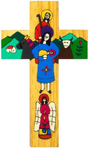 Cross 12/33 Holy Family 25 cm