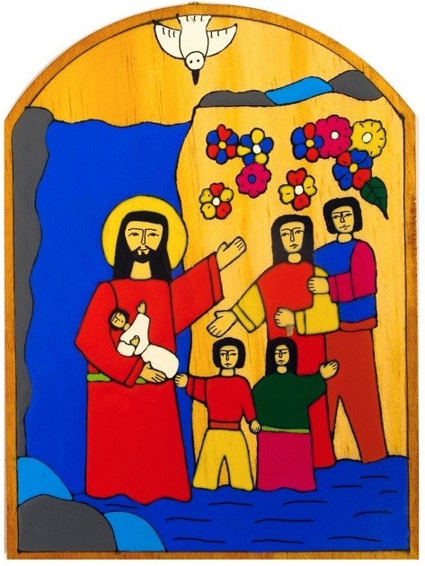 Plaque 46/32 Baptism