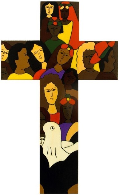 Cross 14/34 Faith In The World 40cm