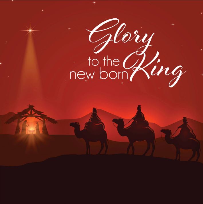 Card Christmas CM155 Glory To The New Born King