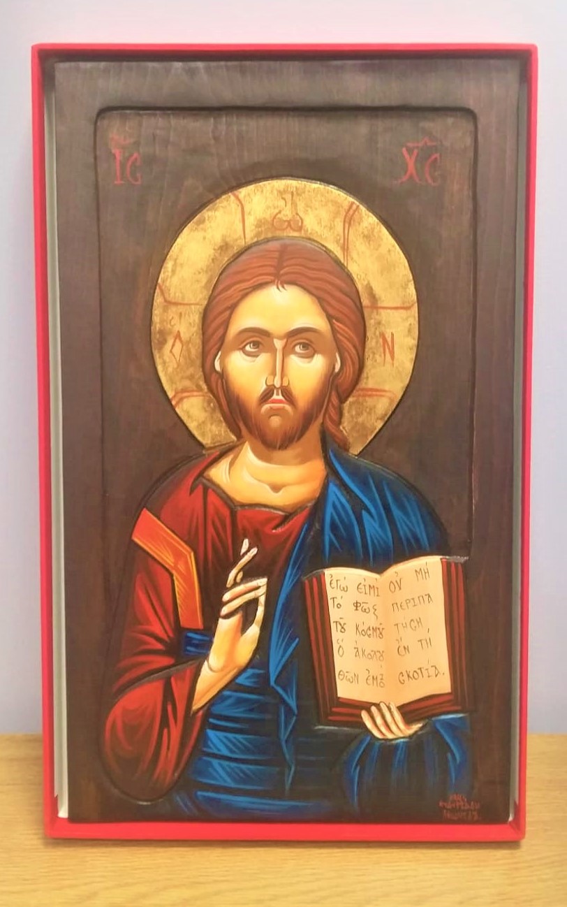 Icon 9DOG 304 Jesus Pantocrator Open Book