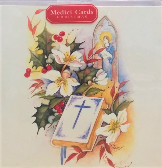 Card Christmas XMSC 0008 Christmas Flowers