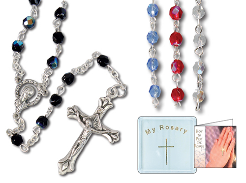 Rosary 6336/CRY Glass Crystal