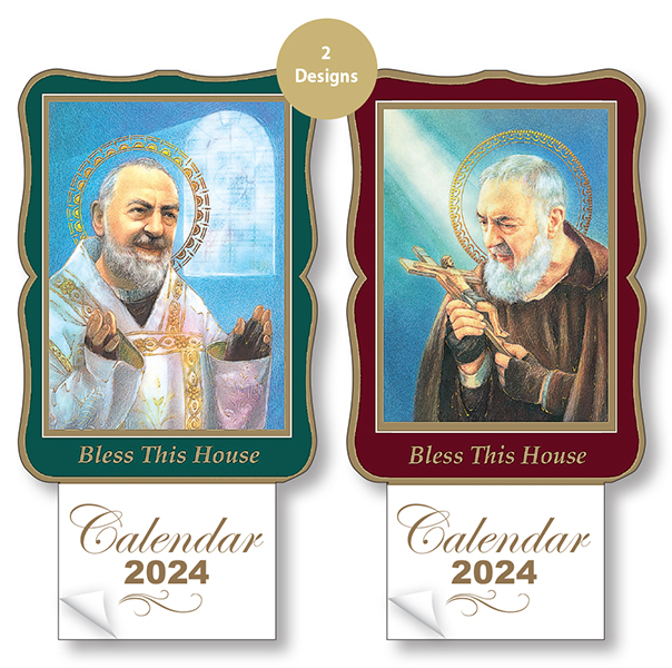Calendar 9649 St Pio 6x8 inch