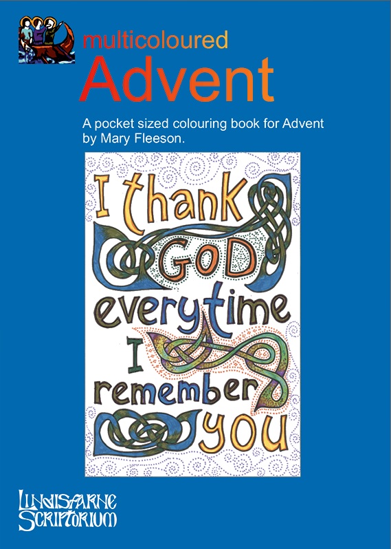 Multicoloured Advent Colouring Book