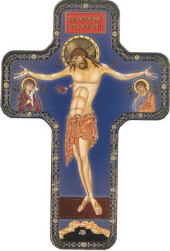 Icon Cross Wood 12526 Crucifixion