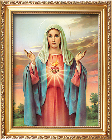 Framed Picture 83312 Sacred Heart of Mary