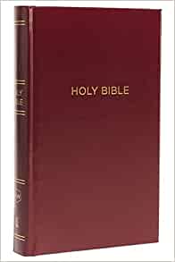 Bible NKJV Giant Print Burgundy
