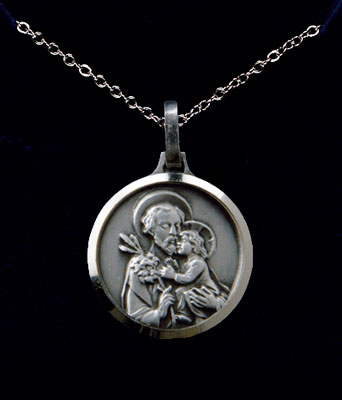 Necklet 6903/JOS St Joseph Silver Plated