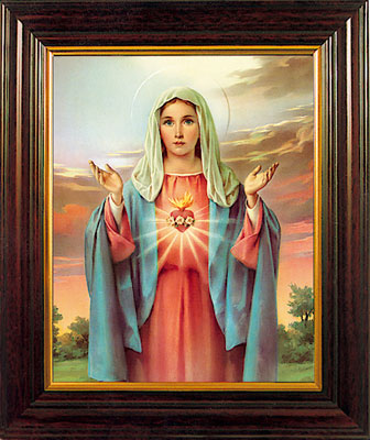 Framed Picture 83210 S Heart of Mary
