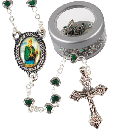 Rosary 61903 Saint Patrick Metal Enamel