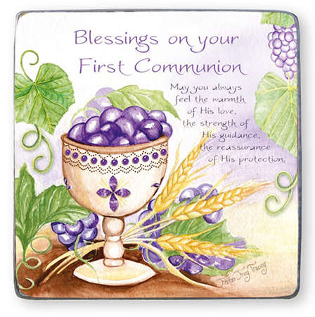 Plaque 46370 Artmetal Blessings On Your Communion