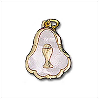Medal C1583 Communion Pearl Pack of 12