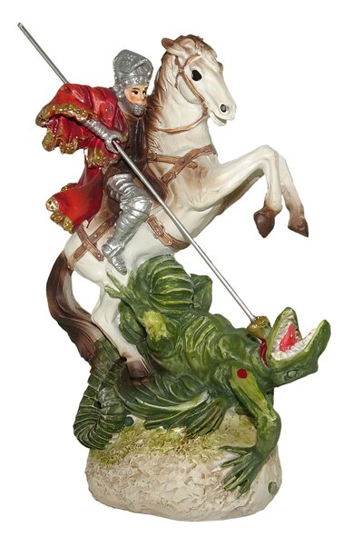 Statue St George 120412SG 12CM Resin