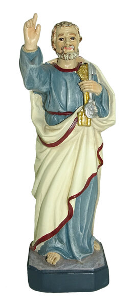 Statue St Peter 120412PI 12cm Resin