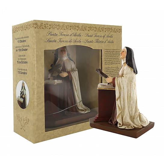 Statue Teresa of Avila 12cm Resin