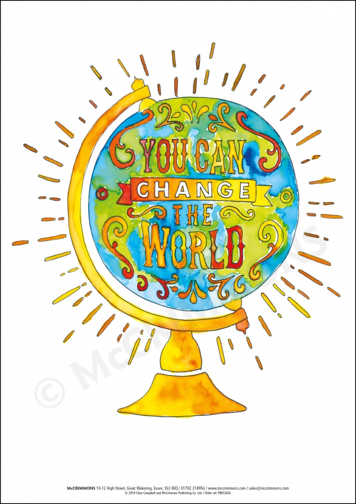 Poster PB653A3L You Can Change the World