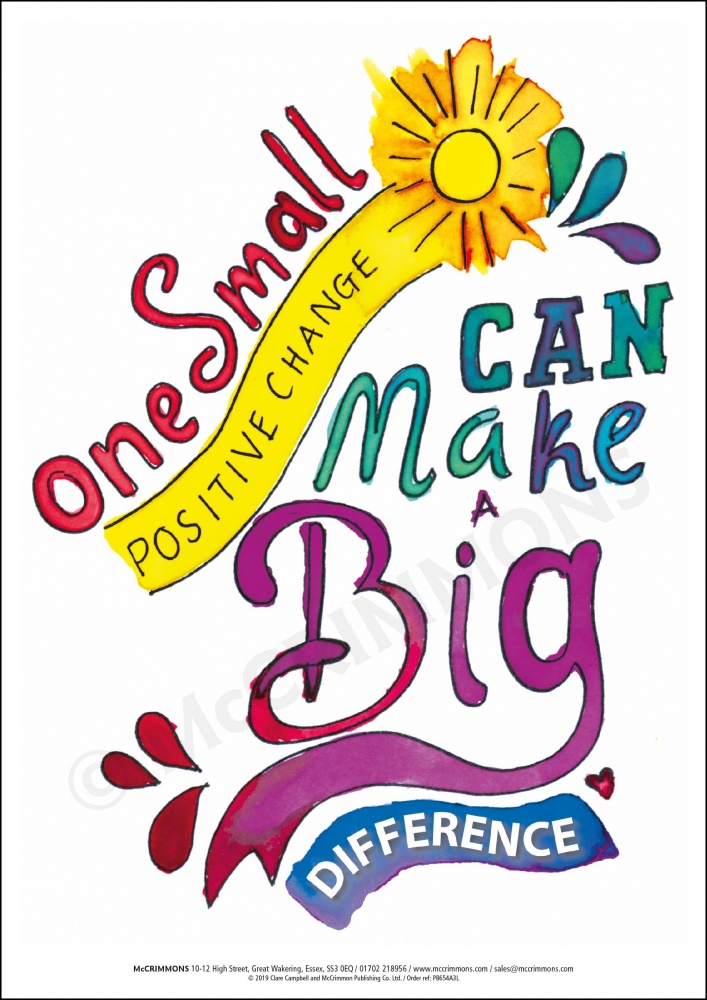 Poster PB654A3L One Small Positive Change