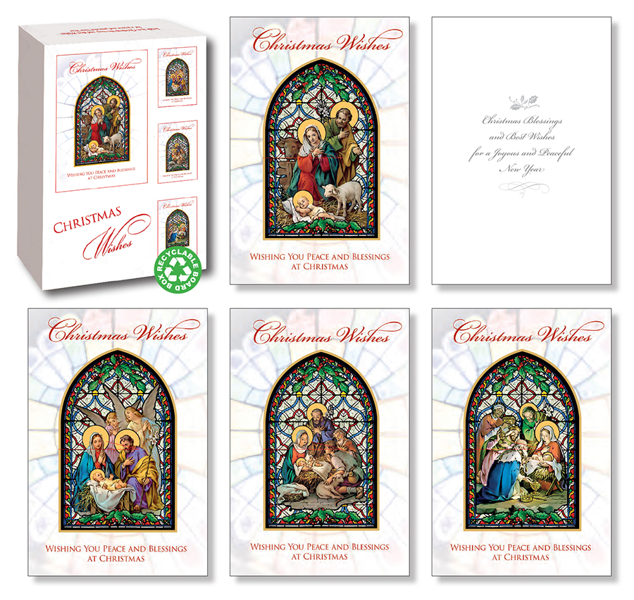 Card Christmas 92801 Wishes 18/Box