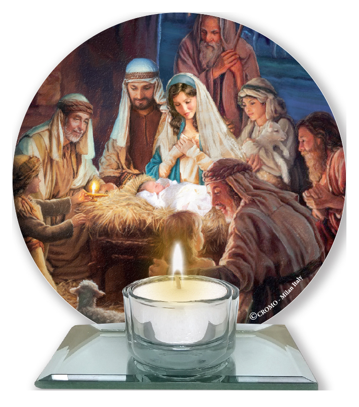 Votive Light 87432 Nativity/Shepherds