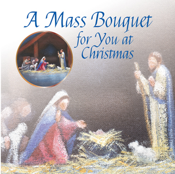 Card Christmas Mass Bouquet 01 Pack of 5