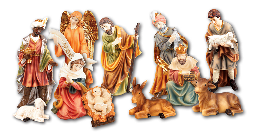 Nativity Set 89332 11 figures 3 1/2