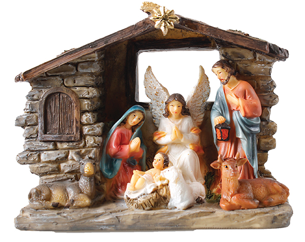 Nativity 89550 Holy Family 6" Resin