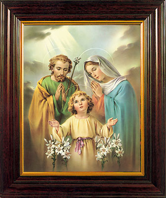 Framed Holy Family 8320/HF