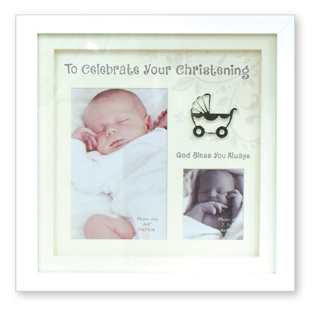 Photo Frame 34923 Christening White