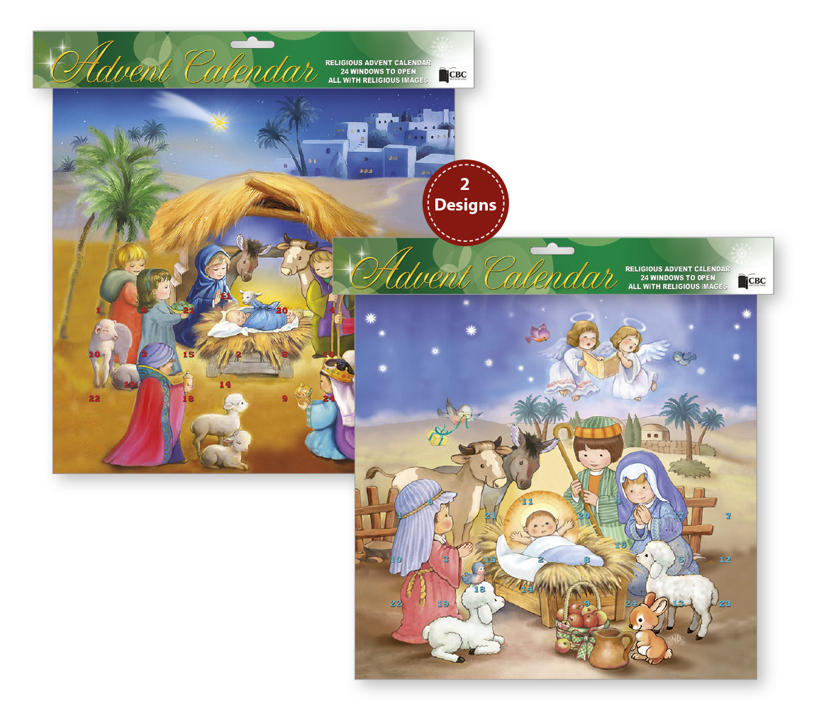 Calendar Advent 95034 Childrens with Glitter