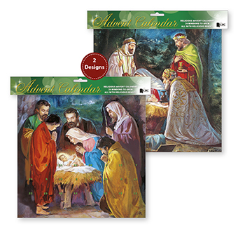 Calendar Advent 95037 with Glitter
