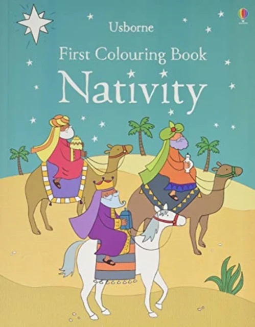 First Colouring Book Nativity