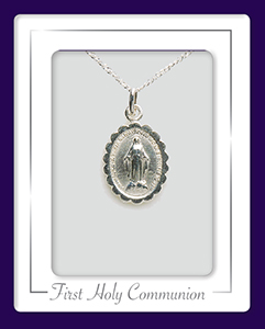 Necklet C69365 Miraculous Medal Sterling Silver